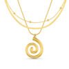 LUXE Spiral Multi-Row Necklace